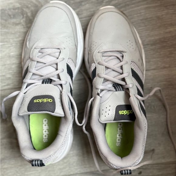 Adidas Neo Strutter Men's Gray/Green Sneakers  Size 11 - Picture 2 of 9